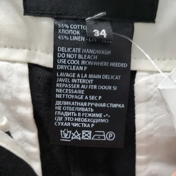 Ann Demeulemeester Black Dress Pants